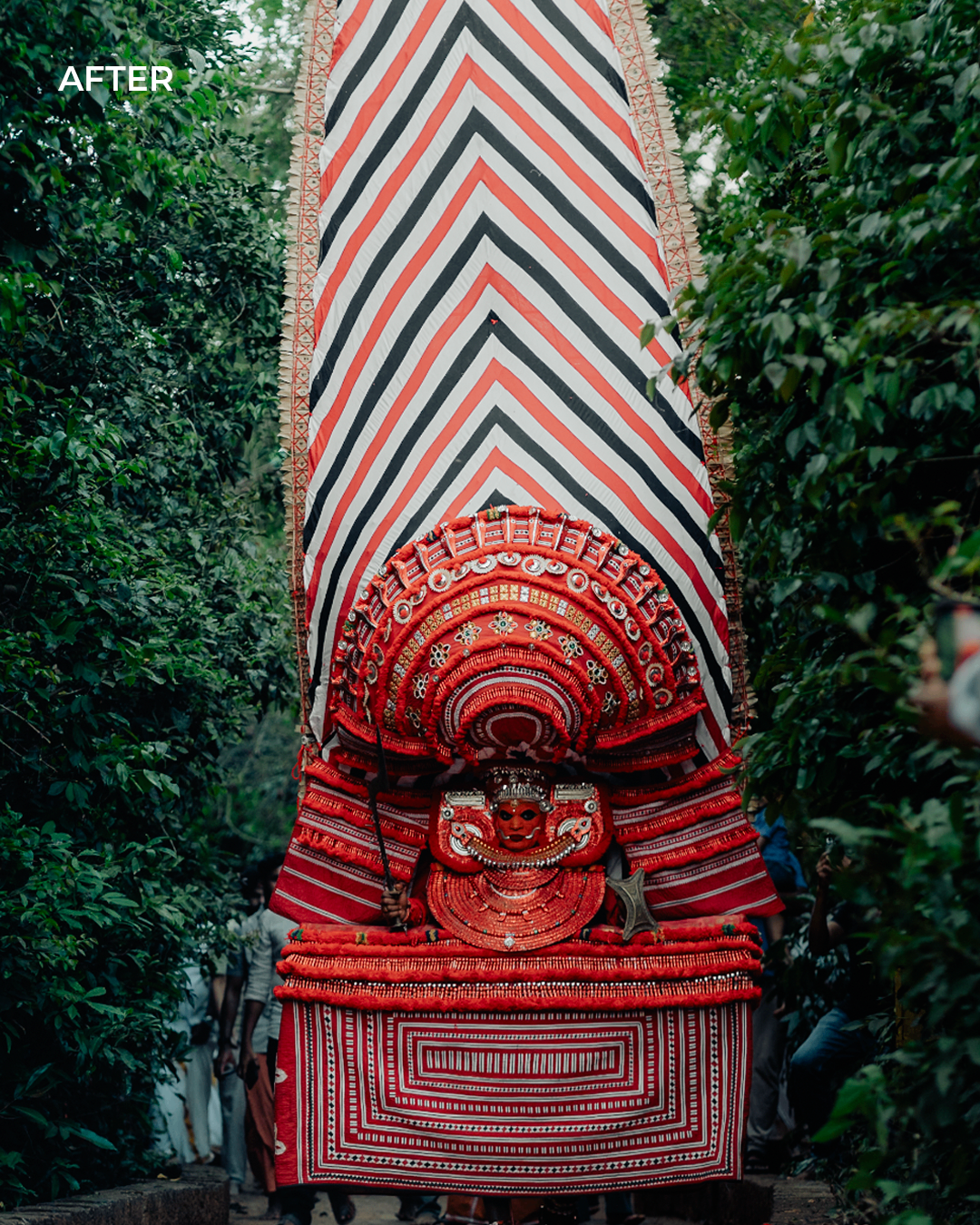 Heritage Red — after