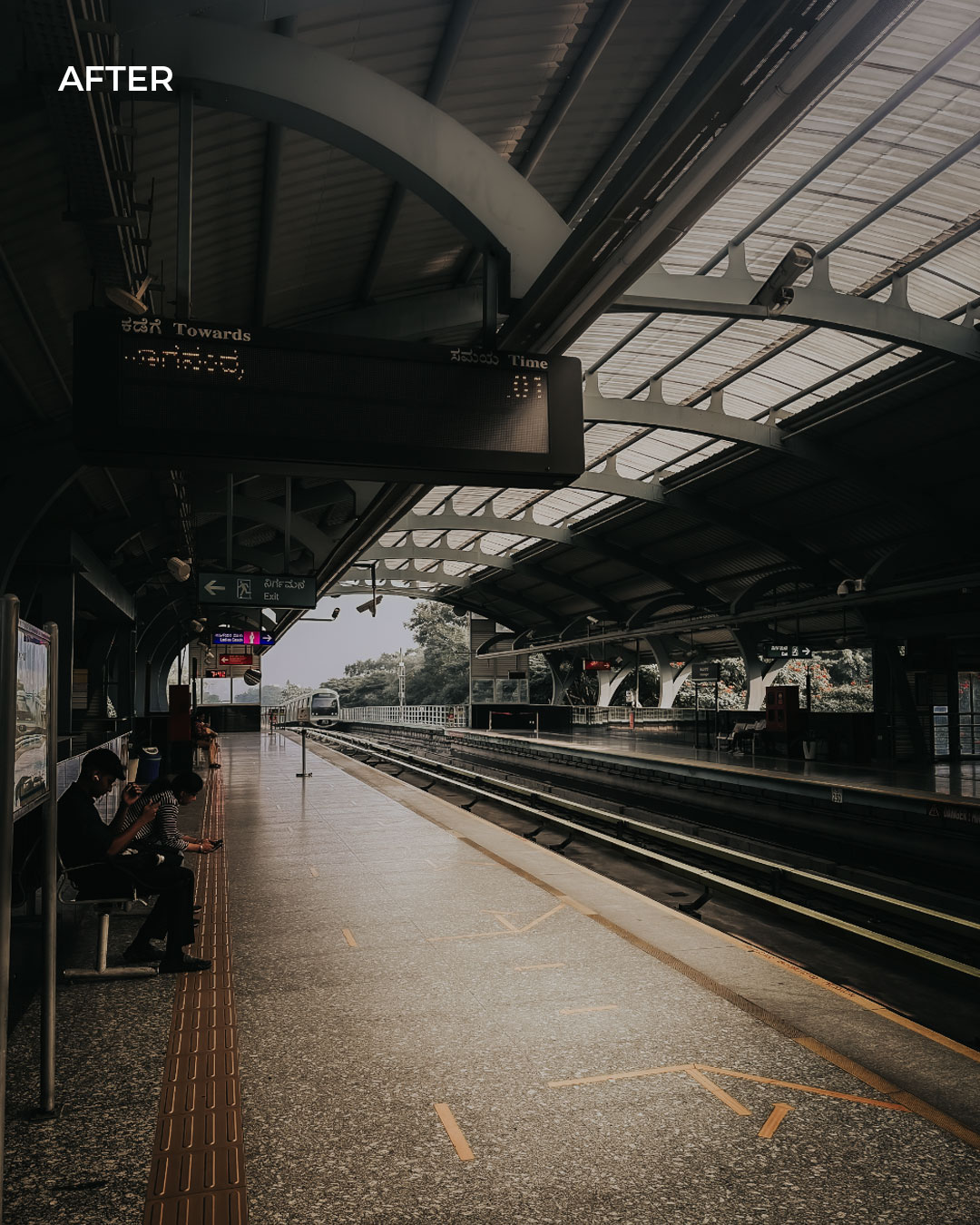 Metro Contrast — after